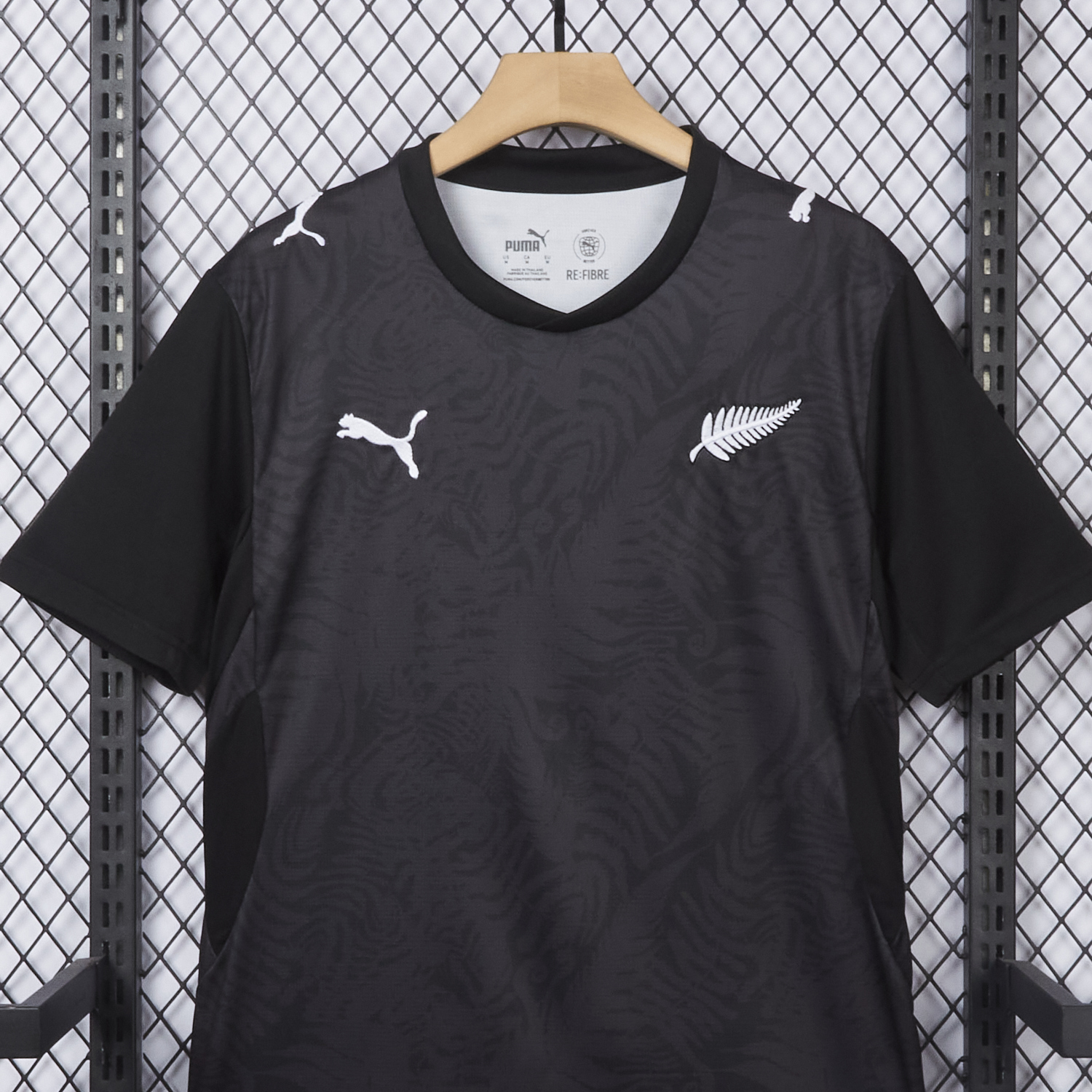 AlphaJersey-New Zealand 2026 Away Black Jersey - Fans Version