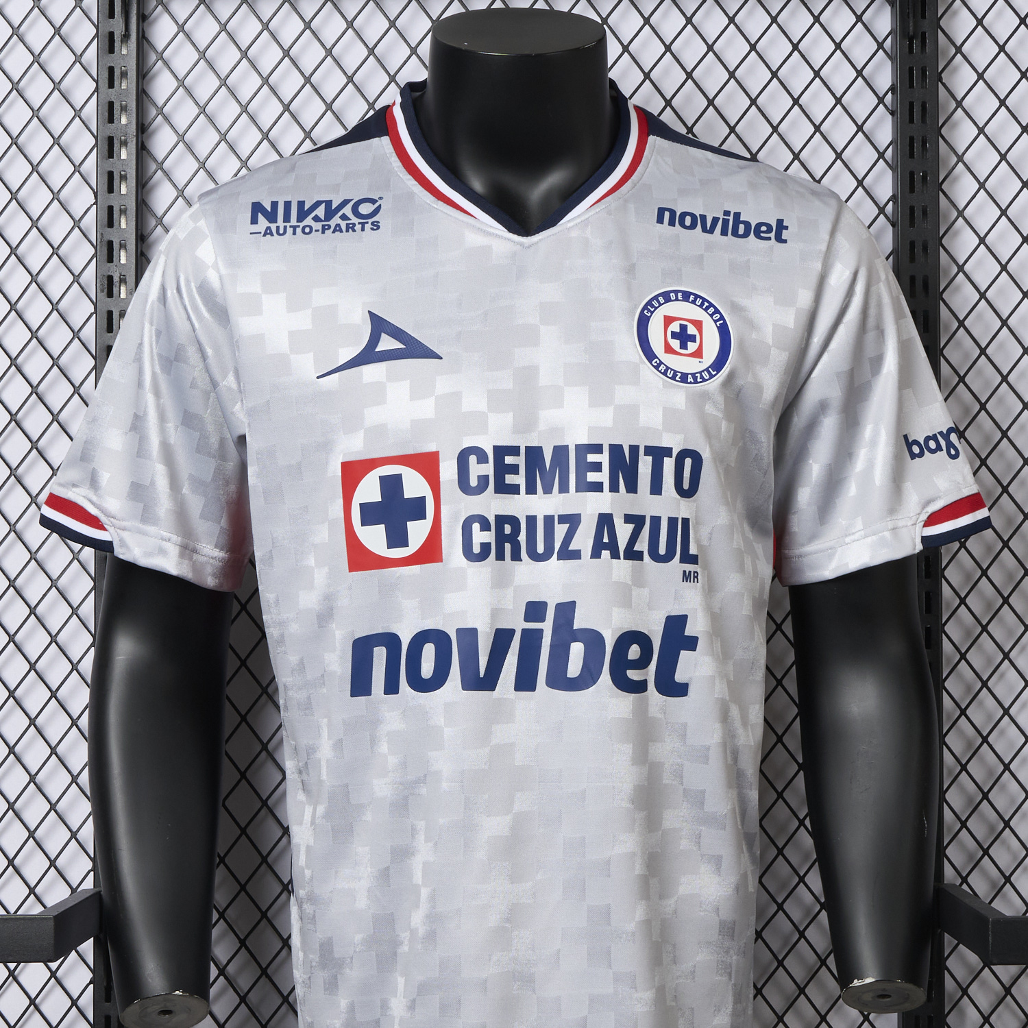 AlphaJersey-Cruz Azul 25-26 Away Grey Jersey - Player Version