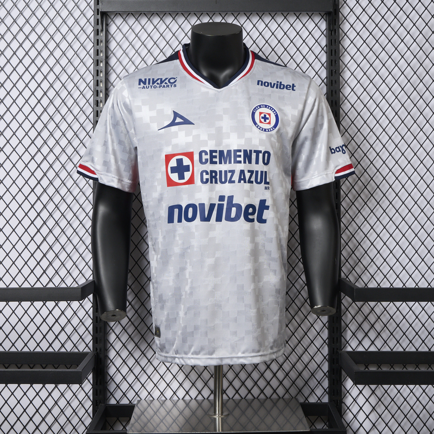 AlphaJersey-Cruz Azul 25-26 Away Grey Jersey - Player Version