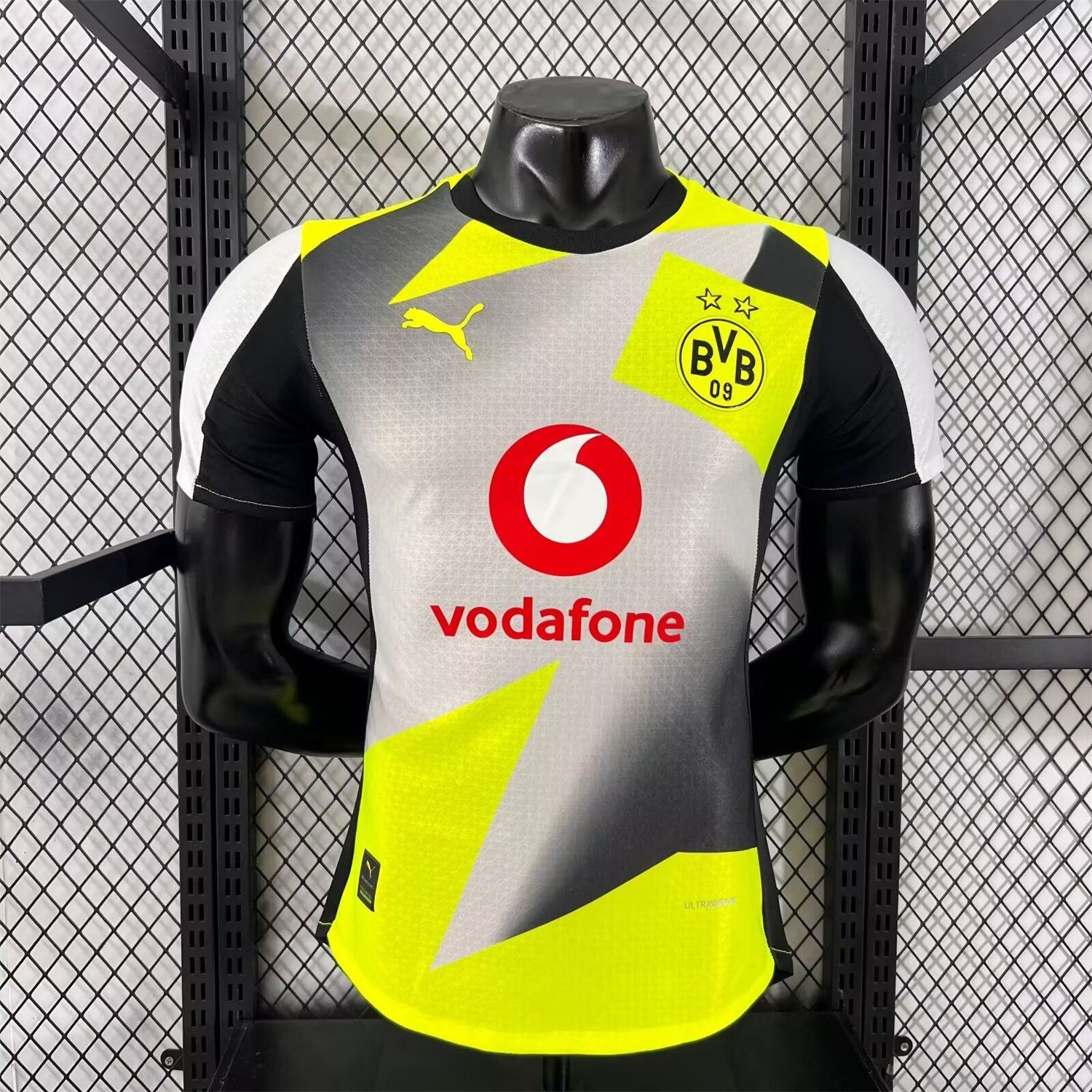 AlphaJersey-Dortmund 25-26 Away Silver Mist Jersey - Player Version