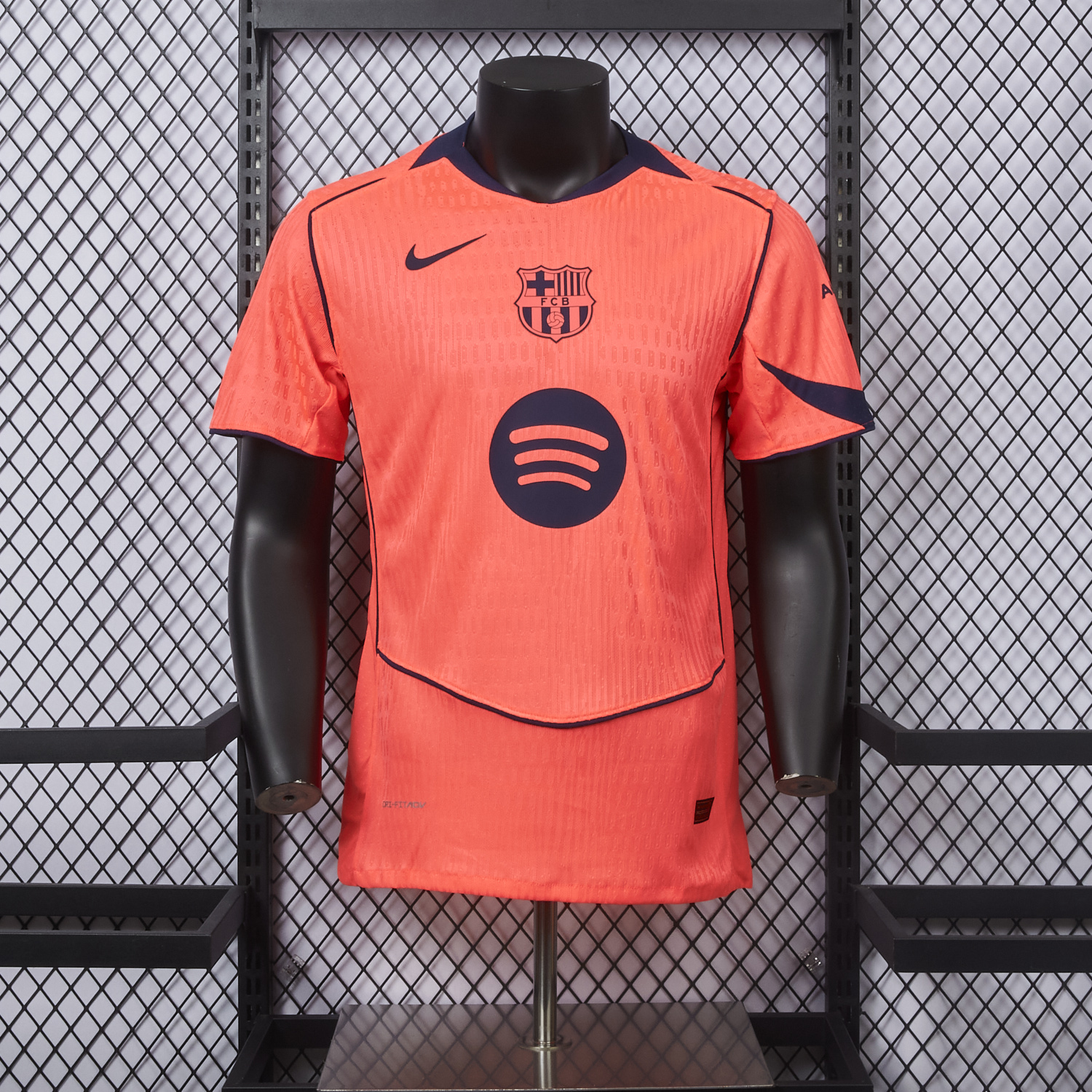AlphaJersey-Barcelona 25-26 Third Orange Jersey - Player Version