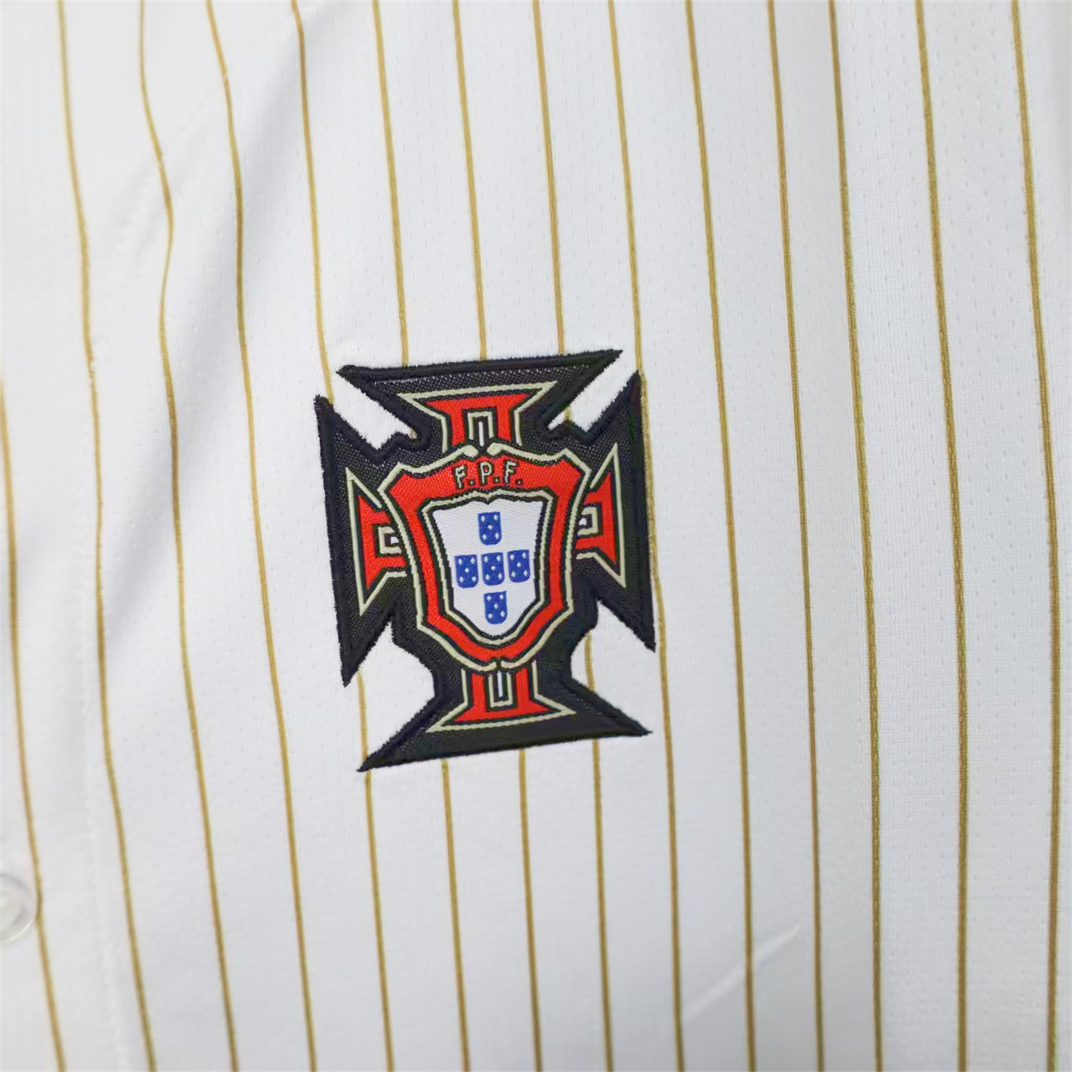 AlphaJersey-Portugal 2025-26 White Baseball Jersey