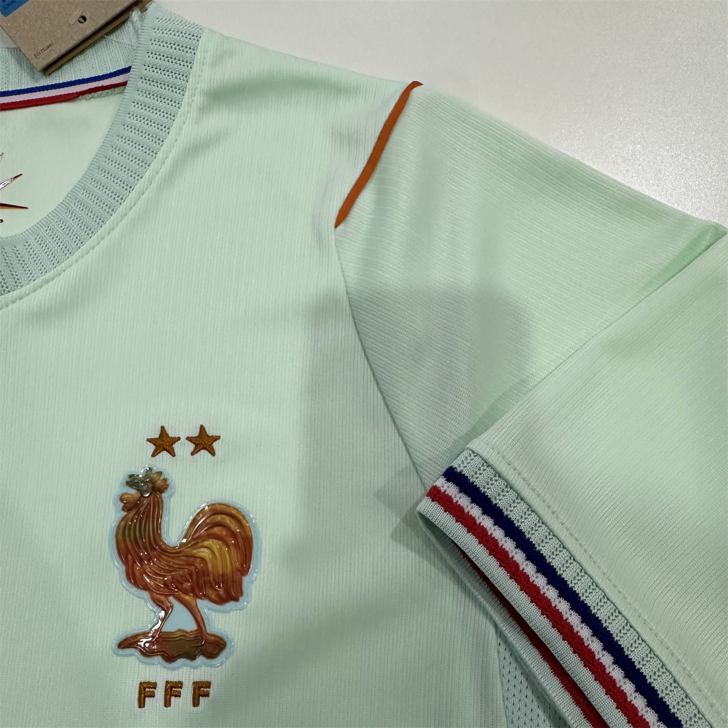 AlphaJersey-France 2026 Away Mint Green Jersey - Fans Version