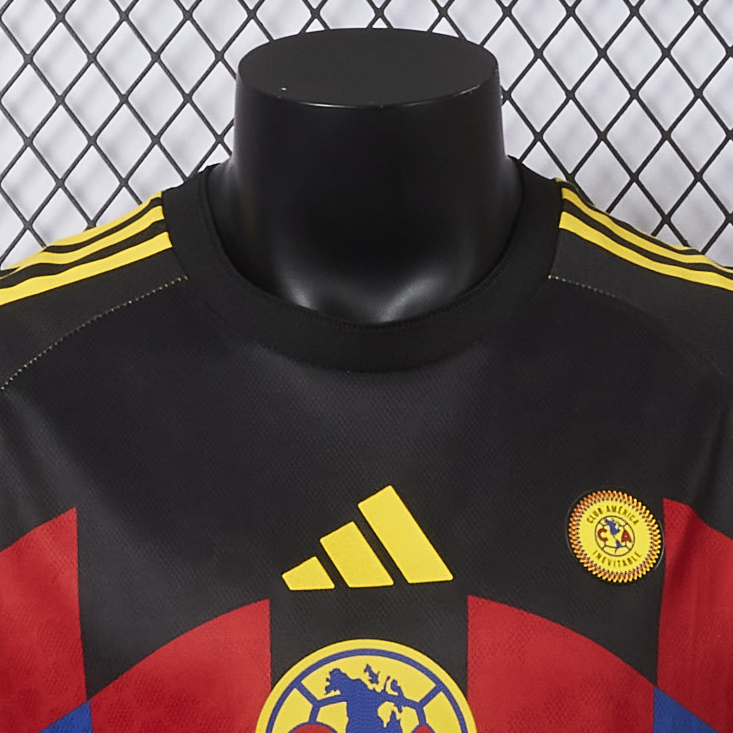AlphaJersey-【Three-color Font】Club América 25-26 Home Yellow Jersey - Player Version