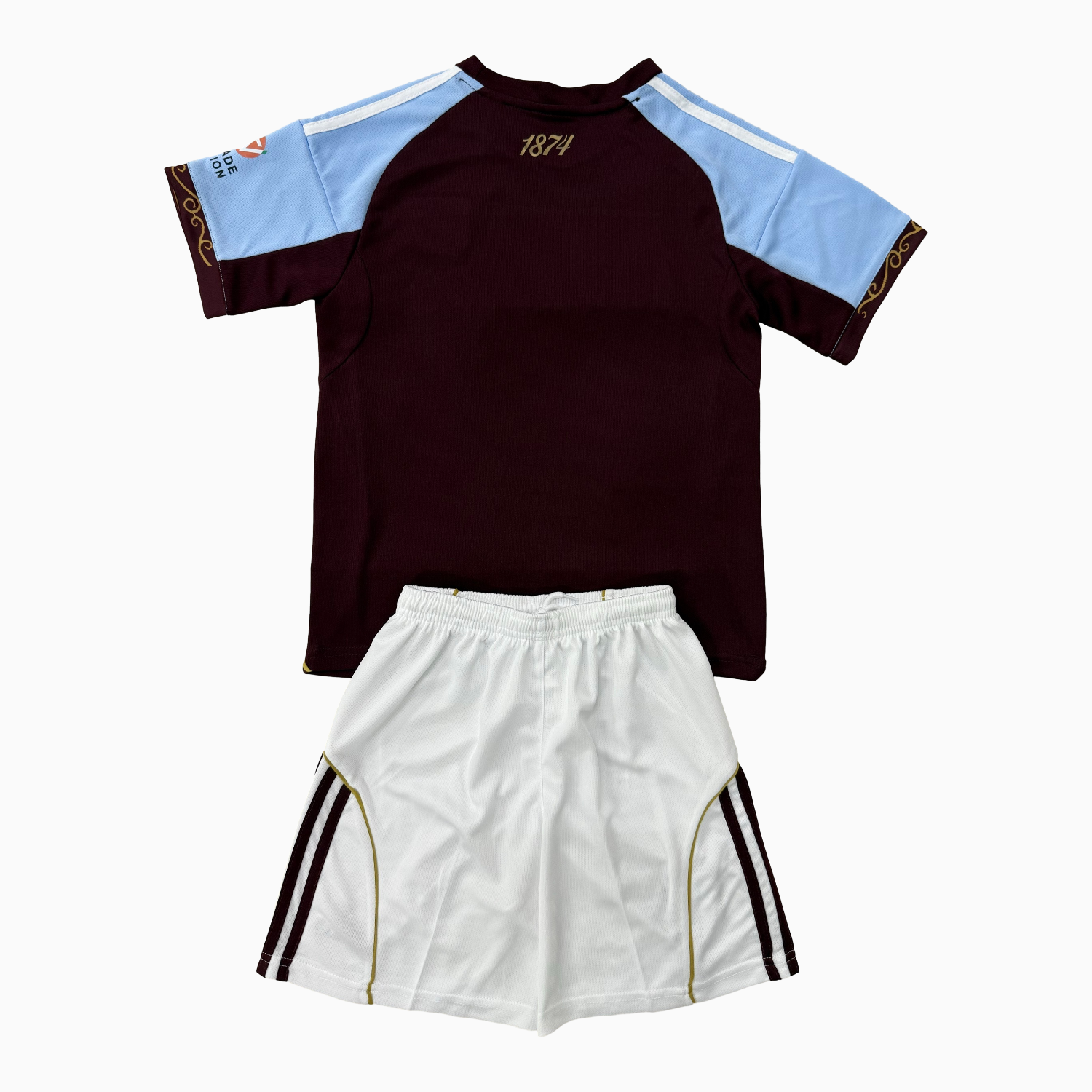 AlphaJersey-Aston Villa 25-26 Home Men's Adult Jersey Set - Fans Version