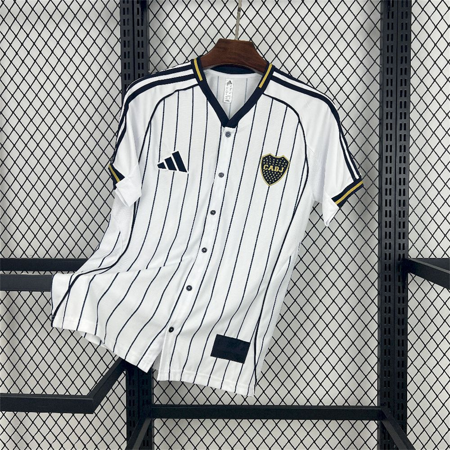 AlphaJersey-Boca Juniors 25-26 White Baseball Jersey