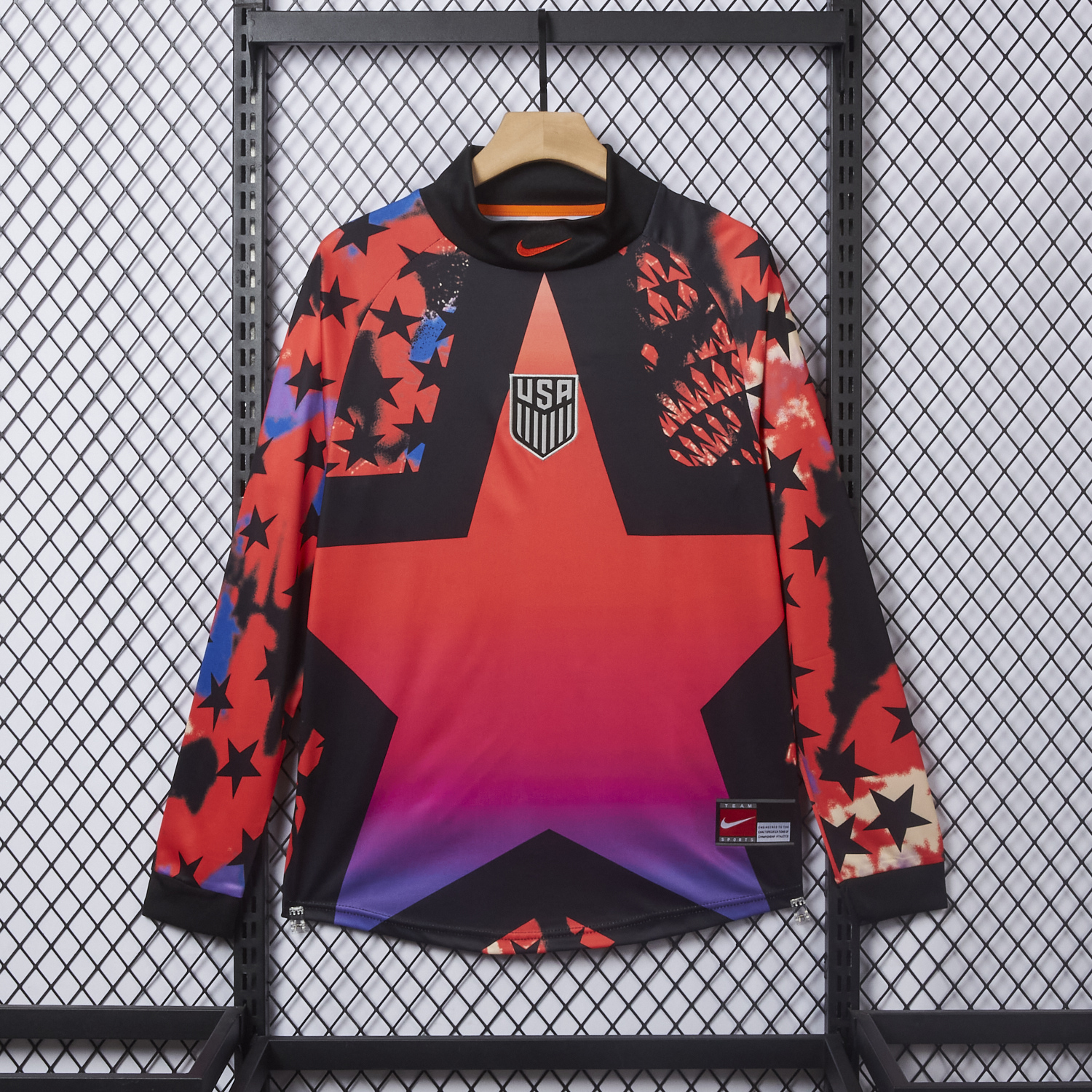 AlphaJersey-United States USA 2026 Hollywood Goalkeeper Special Long Sleeves Jersey - Fans Version