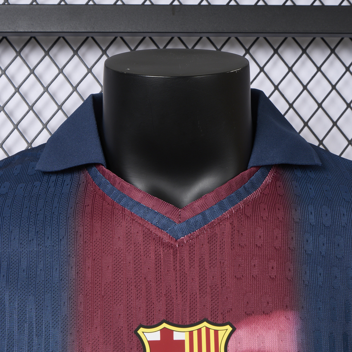 AlphaJersey-Barcelona x Travis Scott 2000-01 Home Retro Style Skeleton Jersey - Player Version