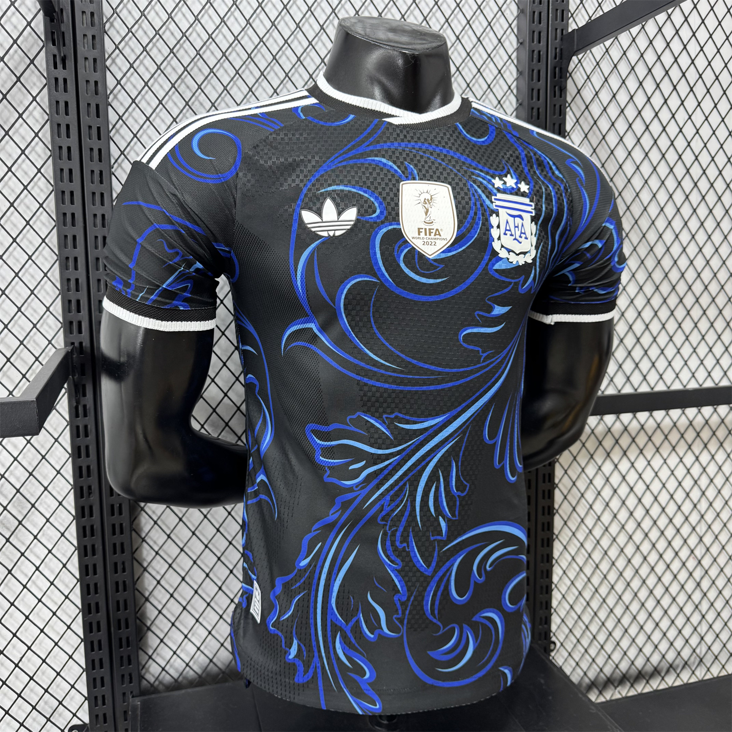 AlphaJersey-Argentina 2026 Away Deep Blue Jersey - Player Version