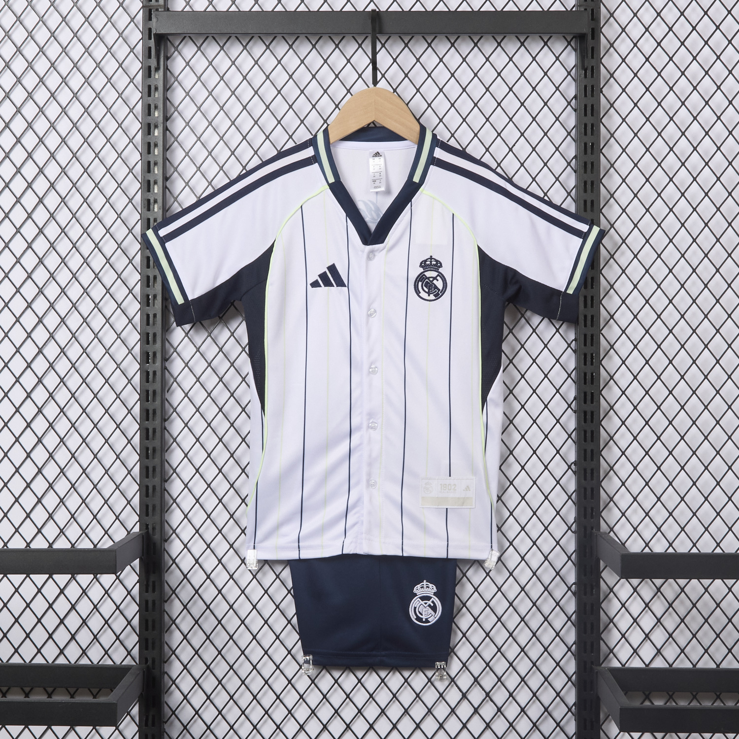 AlphaJersey-Real Madrid 25-26 White Baseball Kids Kit