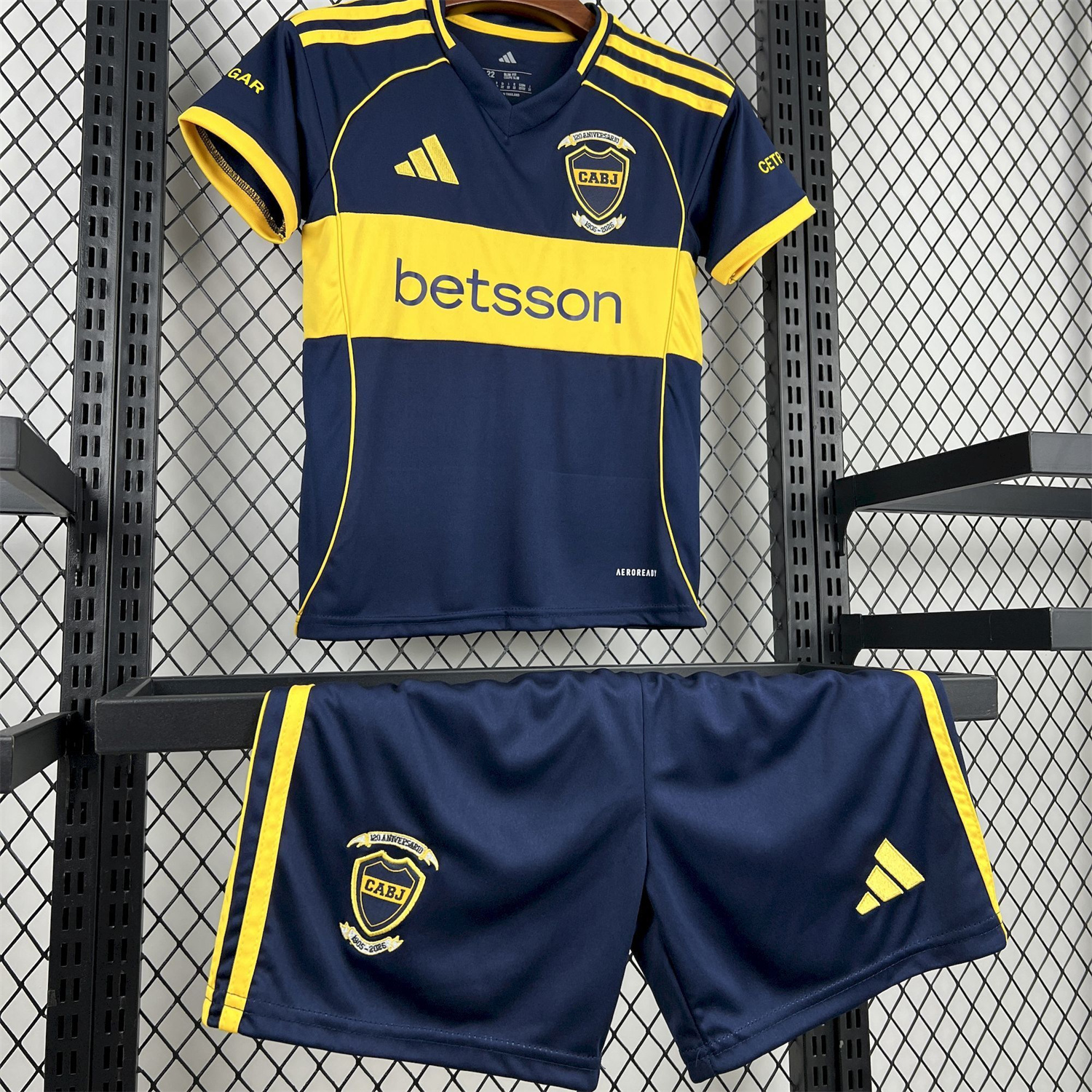 AlphaJersey-Boca Juniors 25-26 Home 120th Anniversary Kids Kit
