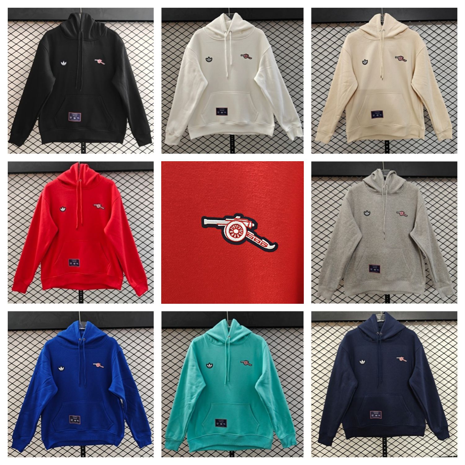AlphaJersey-Arsenal 25-26 Originals Terrace Icon Unisex Pullover Hoodie