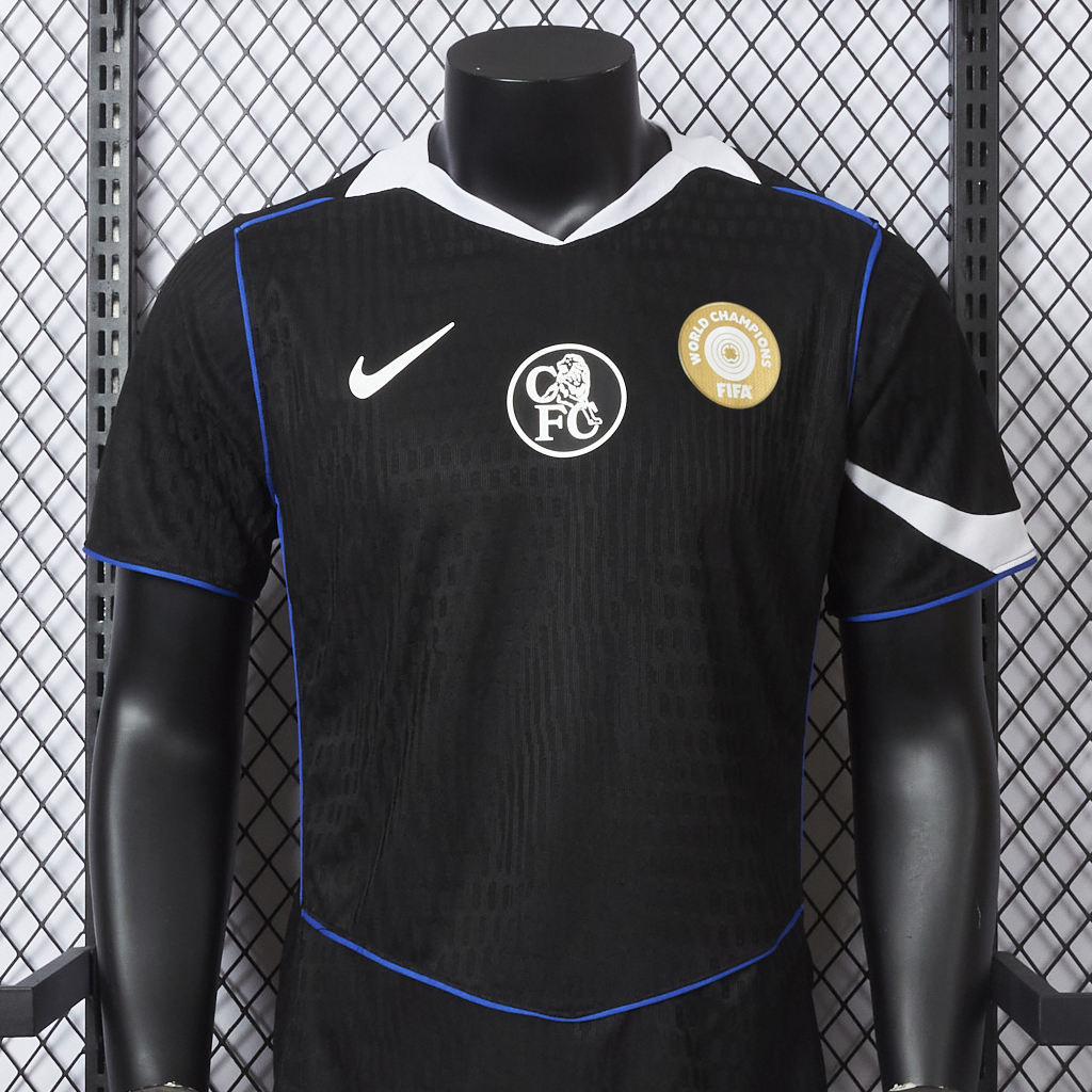 AlphaJersey-C.H.E.L.S.E.A 25-26 Third Unsponsored Black Jersey - Player Version
