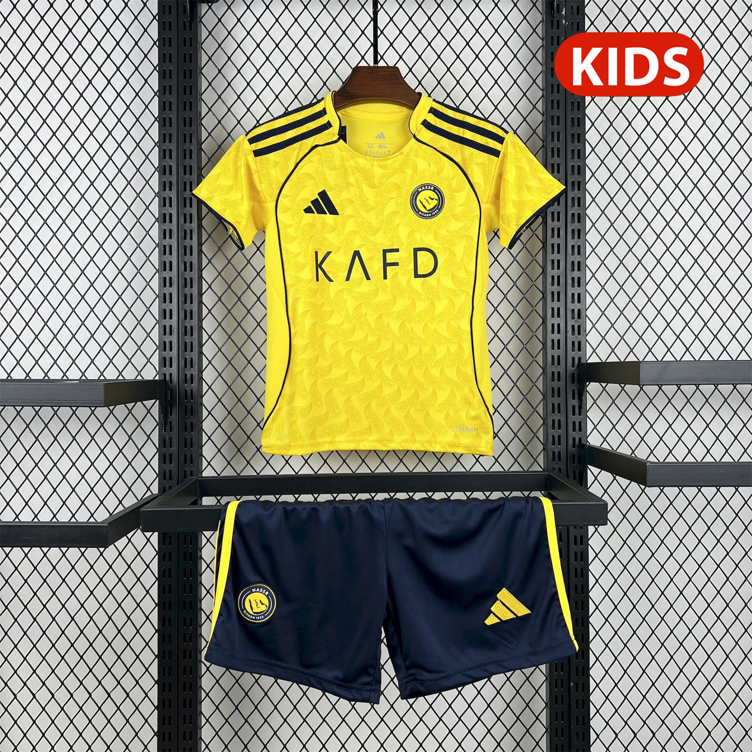 AlphaJersey-Al Nassr Riyadh Victory 25-26 Home Kids Kit