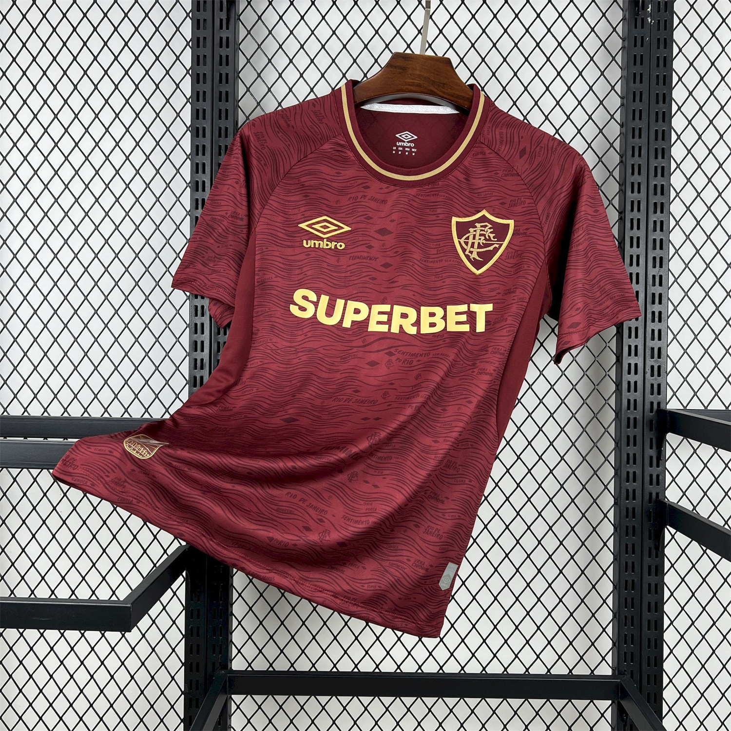 AlphaJersey-Fluminense 25-26 Third Red Jersey - Fans Version