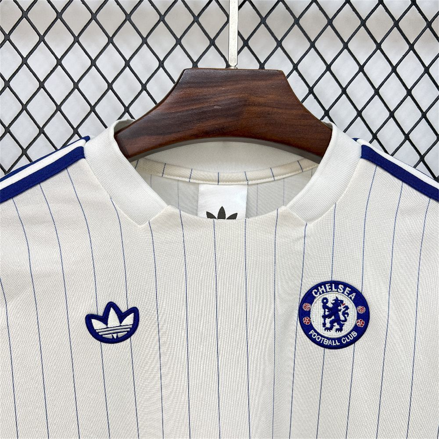 AlphaJersey-C.H.E.L.S.E.A 25-26 Trefoil White Travel Jersey - Fans Version