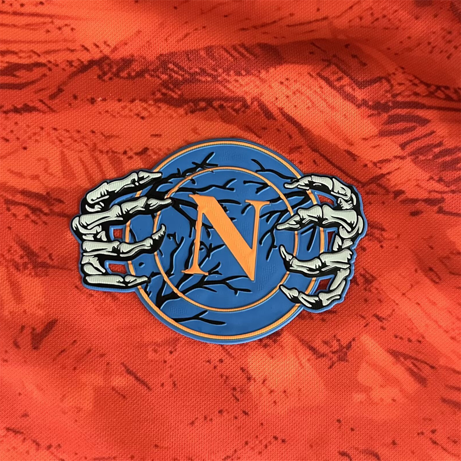 AlphaJersey-Napoli 25-26 Halloween Orange Goalkeeper Jersey - Fans Version