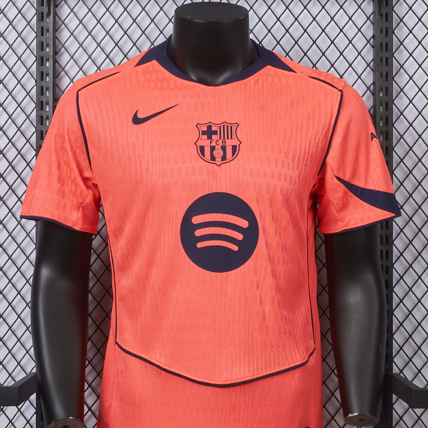 AlphaJersey-Barcelona 25-26 Third Orange Jersey - Player Version