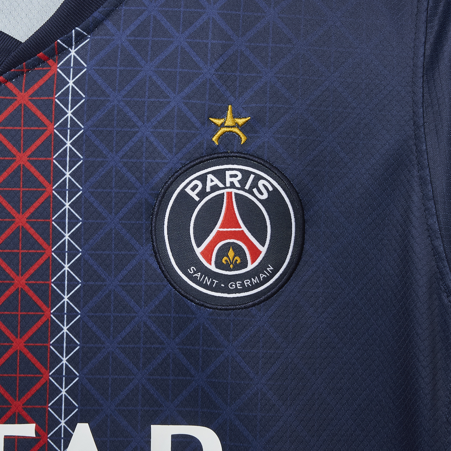 AlphaJersey-Paris Saint-Germain PSG 2025 Champions League Eiffel Tower Star Jersey - Fans Version