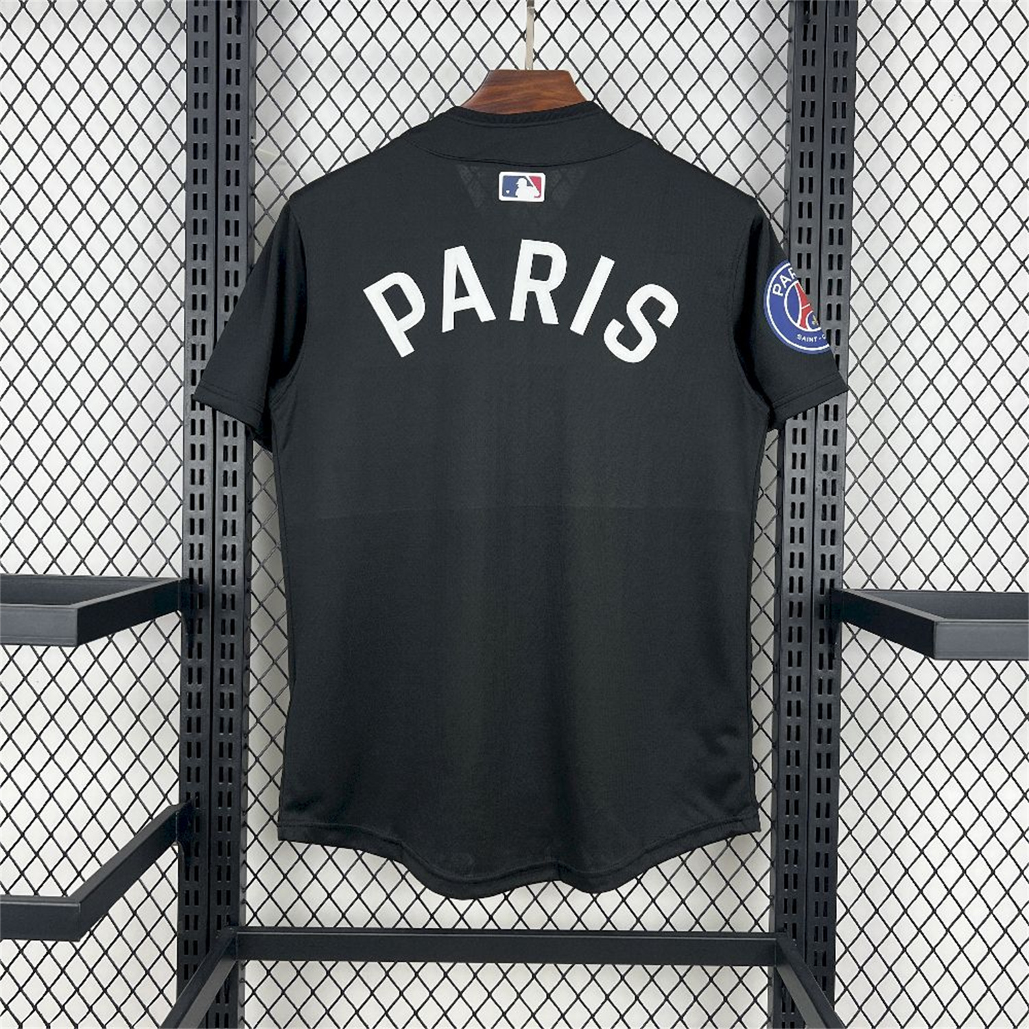 AlphaJersey-Paris Saint-Germain PSG 25-26 Black Limited Baseball Jersey