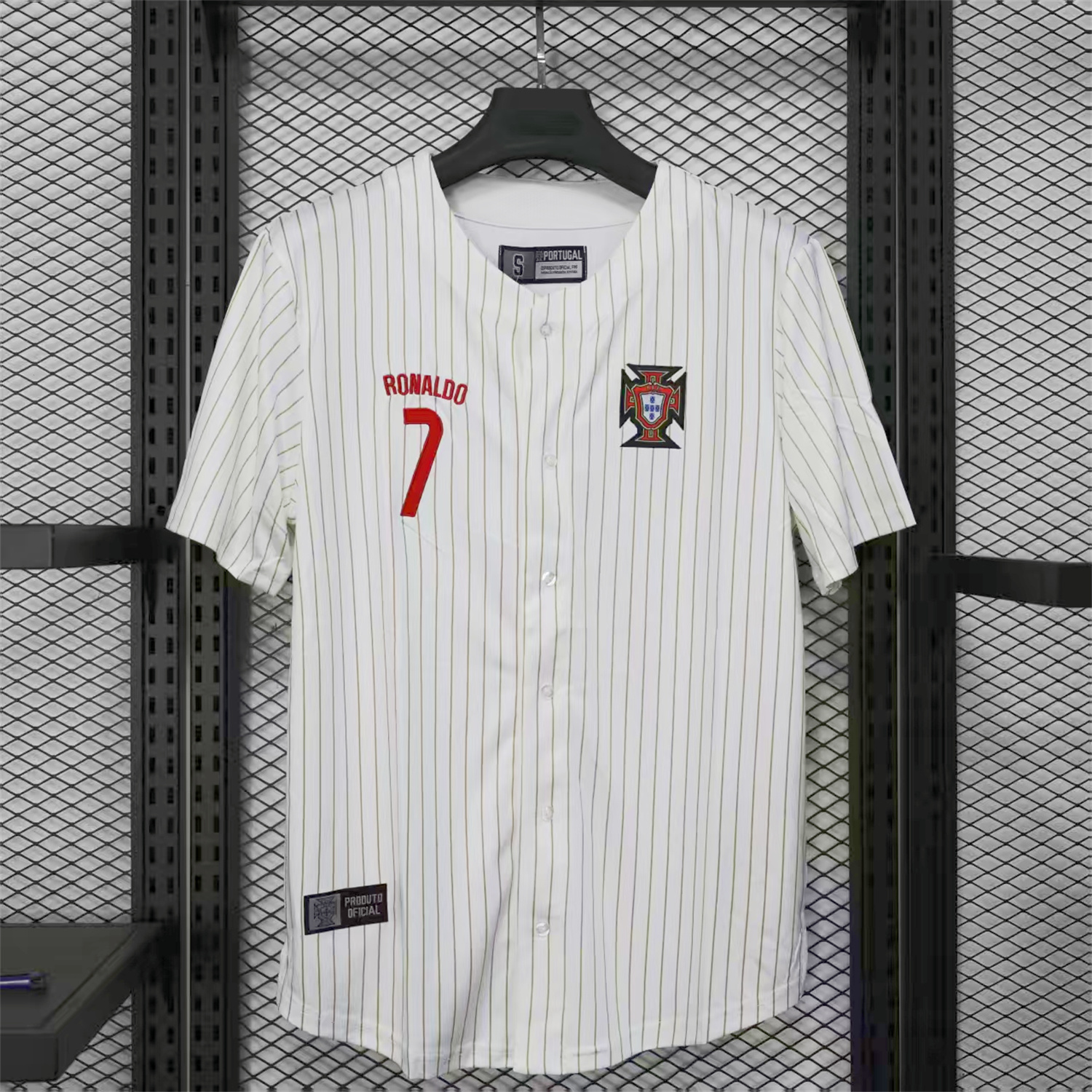 AlphaJersey-Portugal 2025-26 White Baseball Jersey