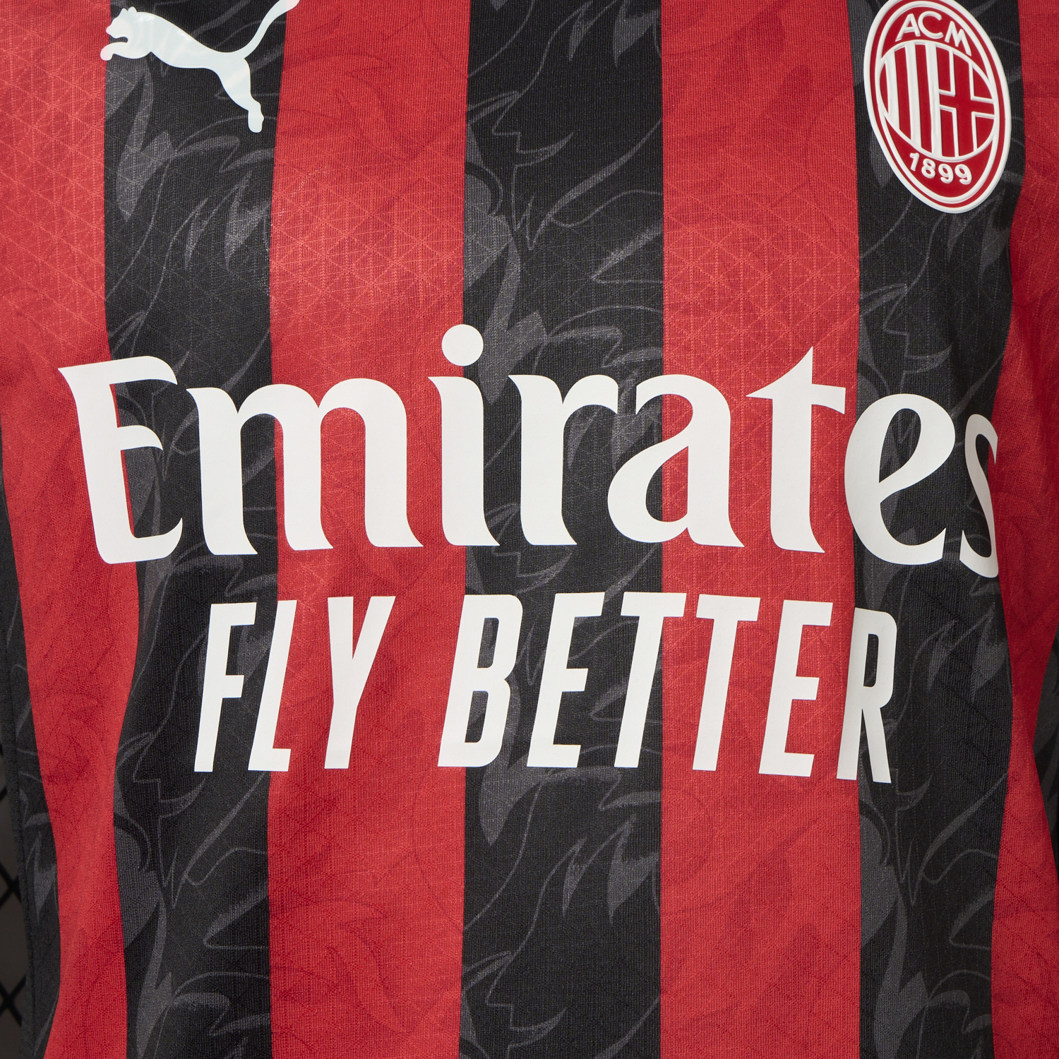 AlphaJersey-AC Milan 25-26 Home Jersey - Player Version