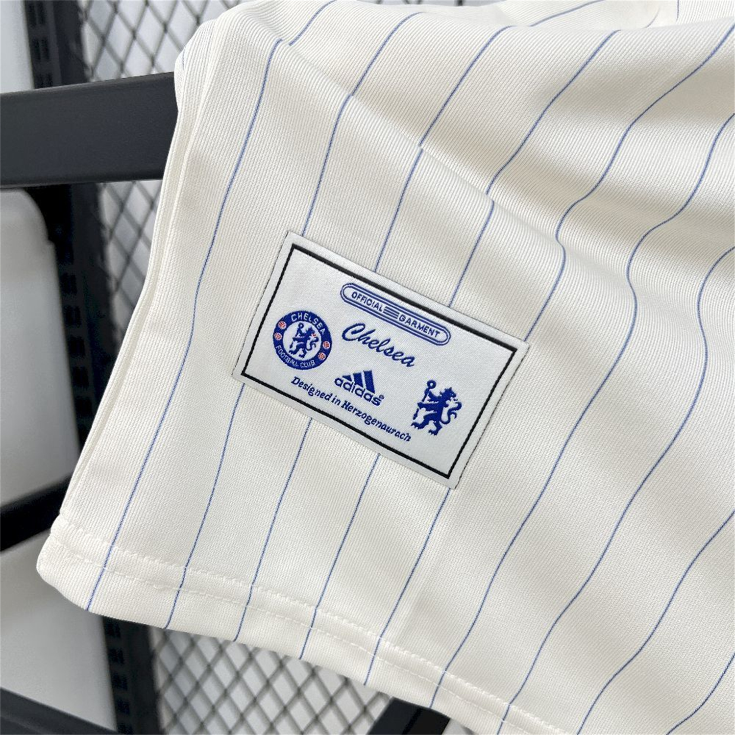 AlphaJersey-C.H.E.L.S.E.A 25-26 Trefoil White Travel Jersey - Fans Version