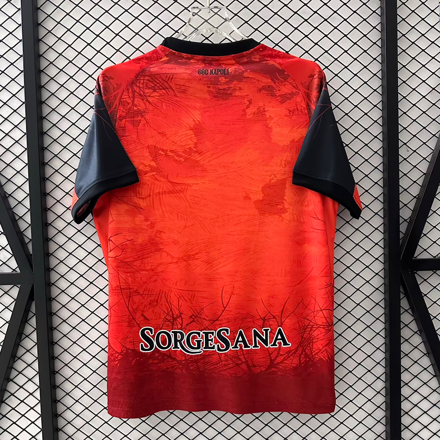 AlphaJersey-Napoli 25-26 Halloween Orange Goalkeeper Jersey - Fans Version