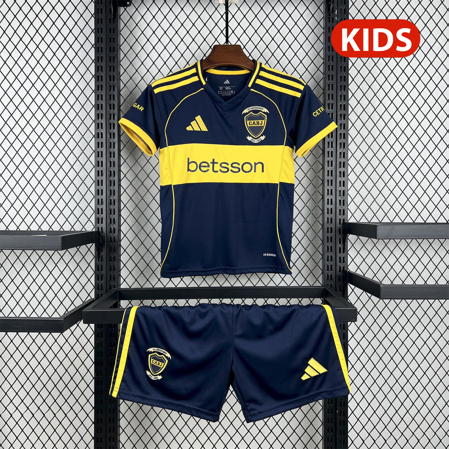 AlphaJersey-Boca Juniors 25-26 Home 120th Anniversary Kids Kit