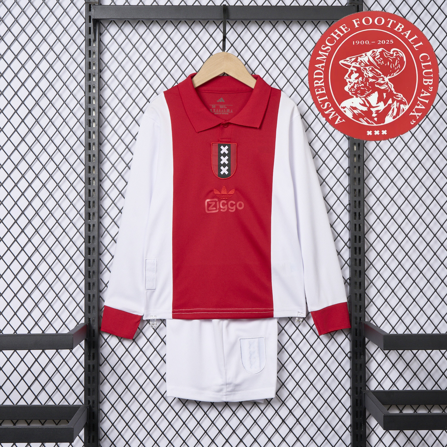 AlphaJersey-Ajax 2025 125-Year Anniversary Long Sleeve Kids Kit