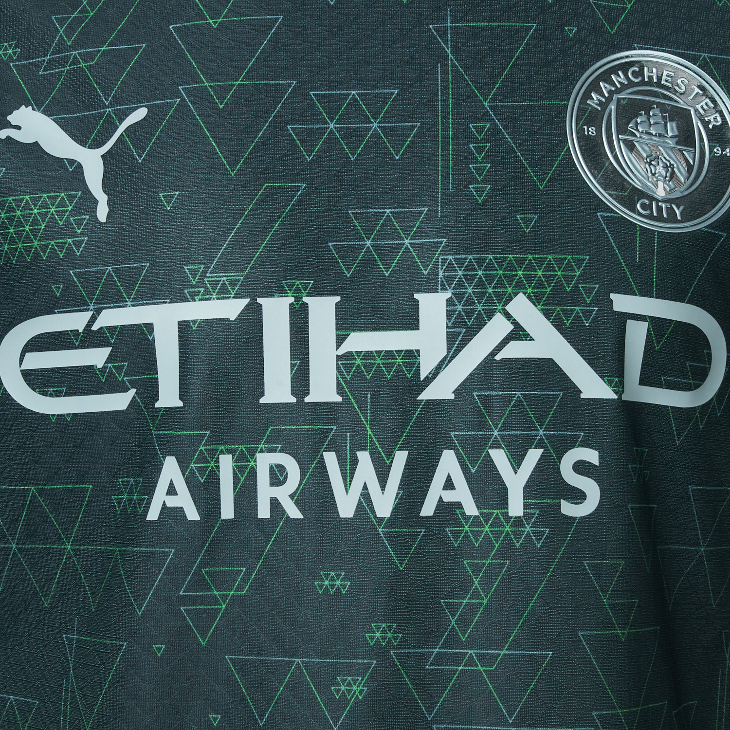 AlphaJersey-Manchester City 25-26 Fourth Green Jersey - Player Version