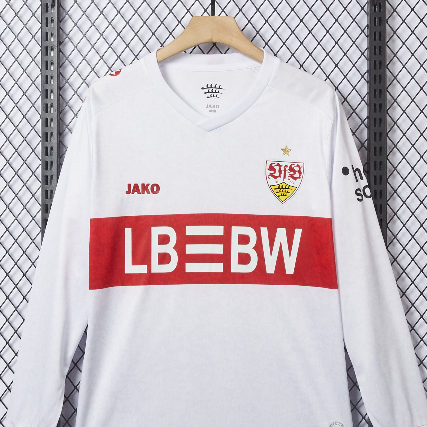 AlphaJersey-VfB Stuttgart 25-26 European Home Long Sleeves Jersey - Fans Version