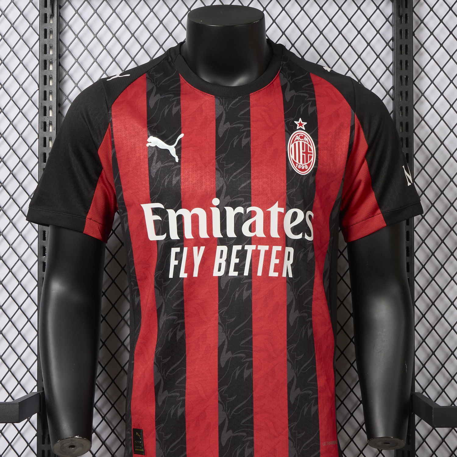 AlphaJersey-AC Milan 25-26 Home Jersey - Player Version