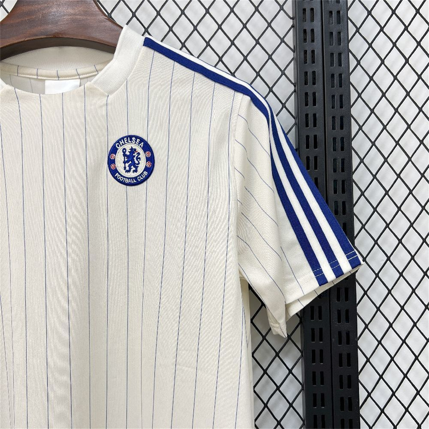 AlphaJersey-C.H.E.L.S.E.A 25-26 Trefoil White Travel Jersey - Fans Version