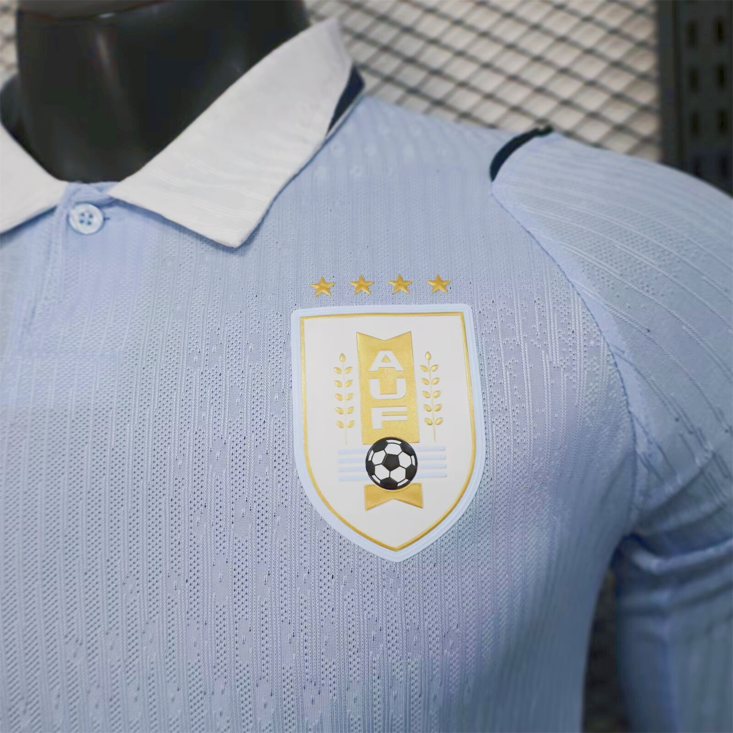 AlphaJersey-Uruguay 2026 Home Long Sleeves Jersey - Player Version