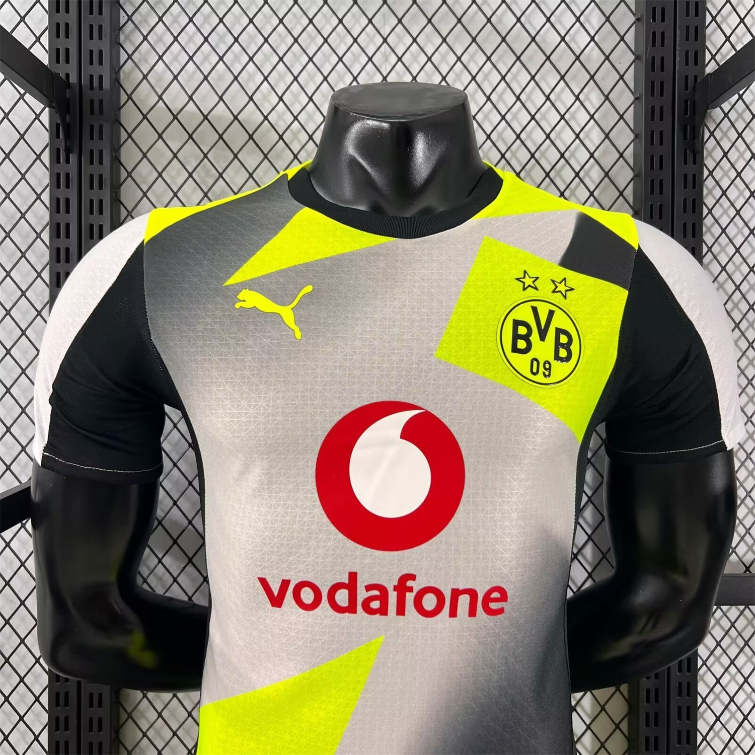 AlphaJersey-Dortmund 25-26 Away Silver Mist Jersey - Player Version