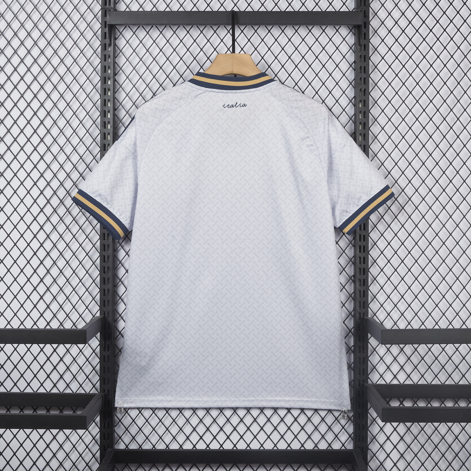 AlphaJersey-Italy 2026 Away Grey Jersey - Fans Version