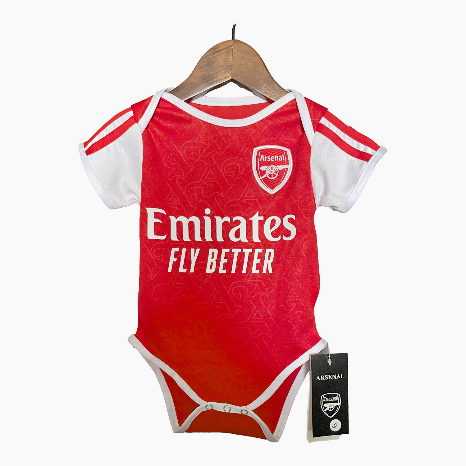 AlphaJersey-Arsenal 25-26 Home Baby Crawling Suit