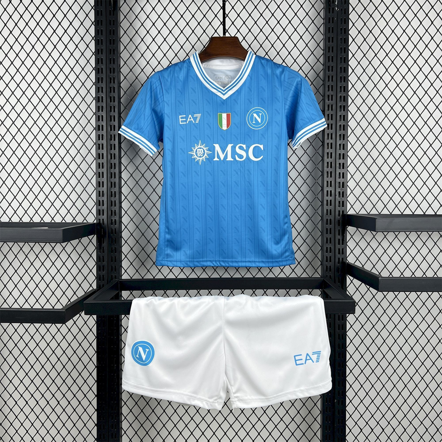 AlphaJersey-Napoli 25-26 Home Kids Kit