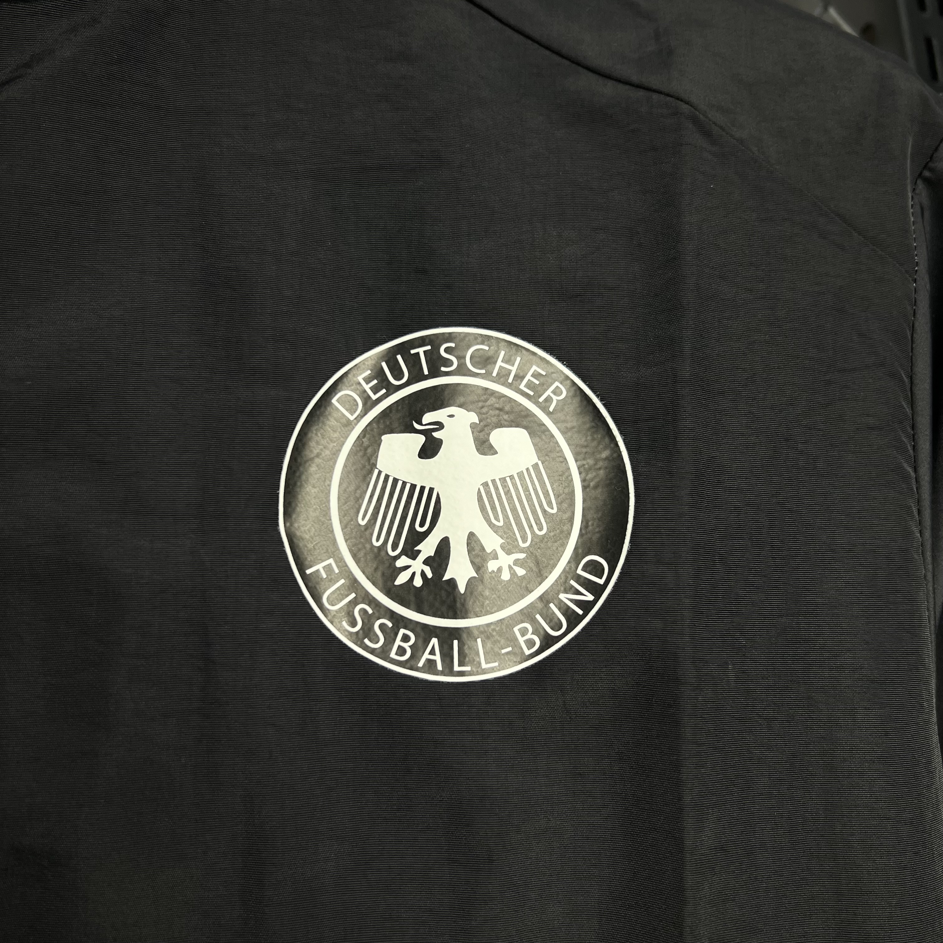 AlphaJersey-Germany 2024 Black Windbreaker - Player Version