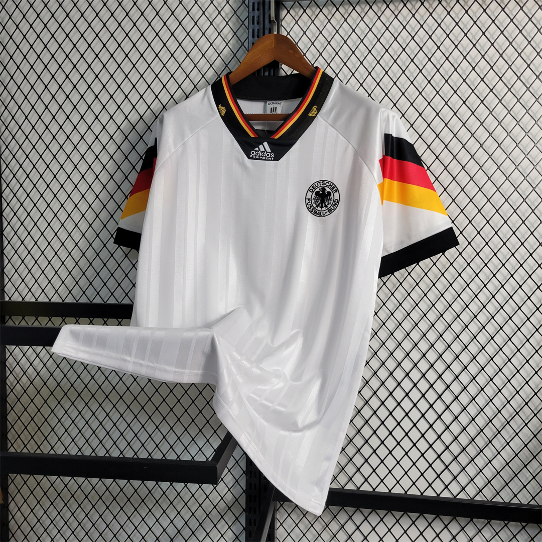 AlphaJersey-Retro Germany 1992 Home Stadium Jersey