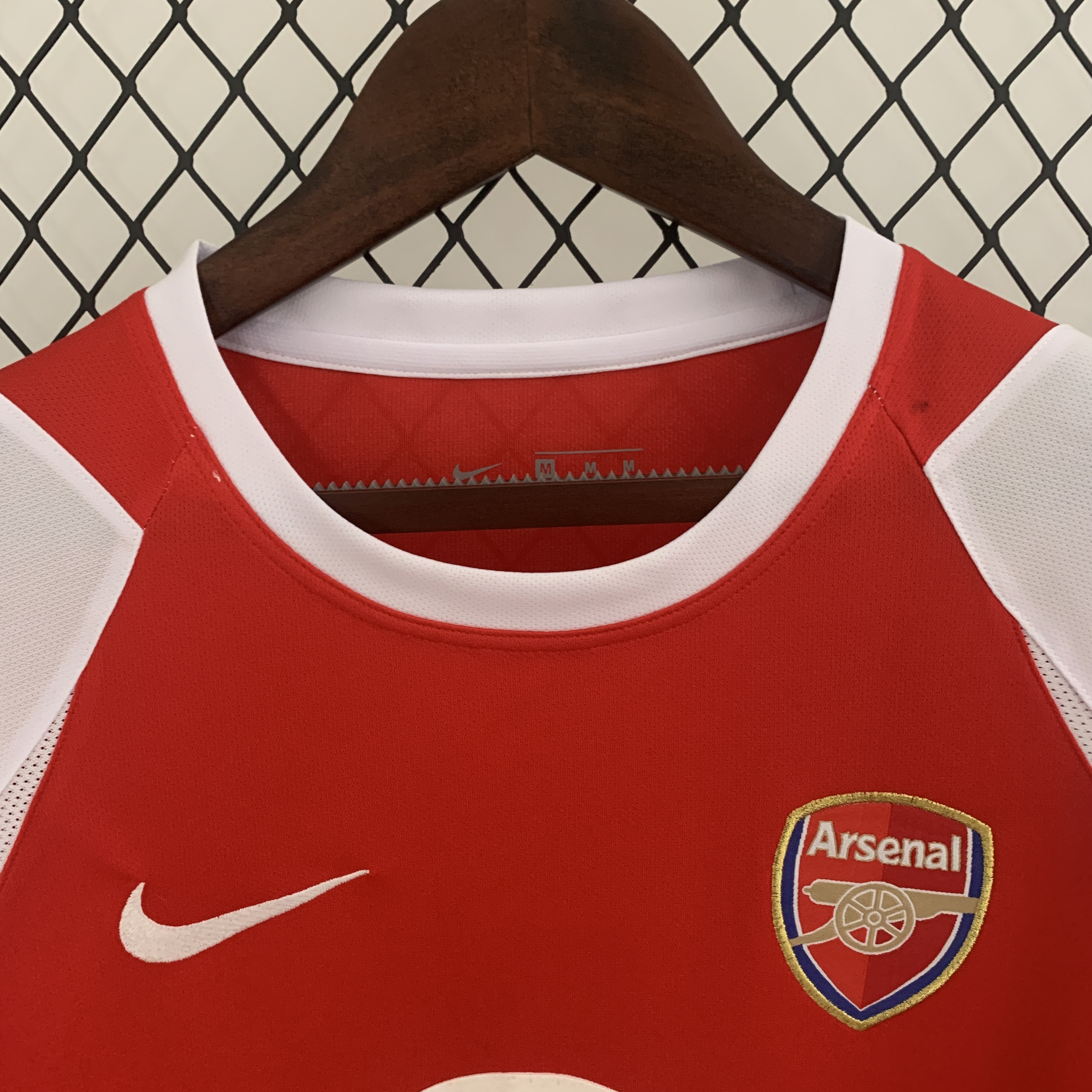 AlphaJersey-Retro Arsenal 02-04 Home Stadium Long Sleeve Jersey