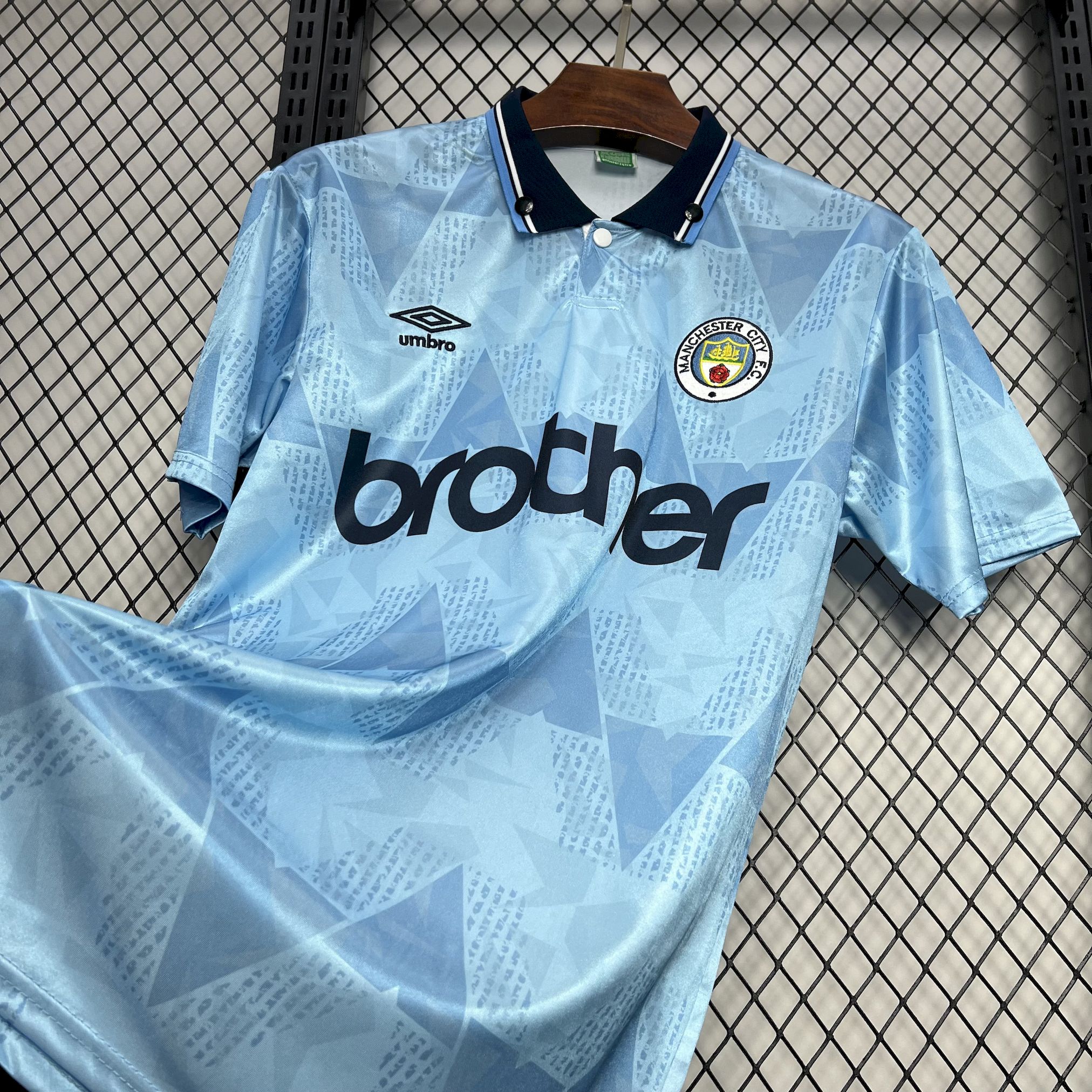 AlphaJersey-Retro Manchester City 1989-91 Home Jersey
