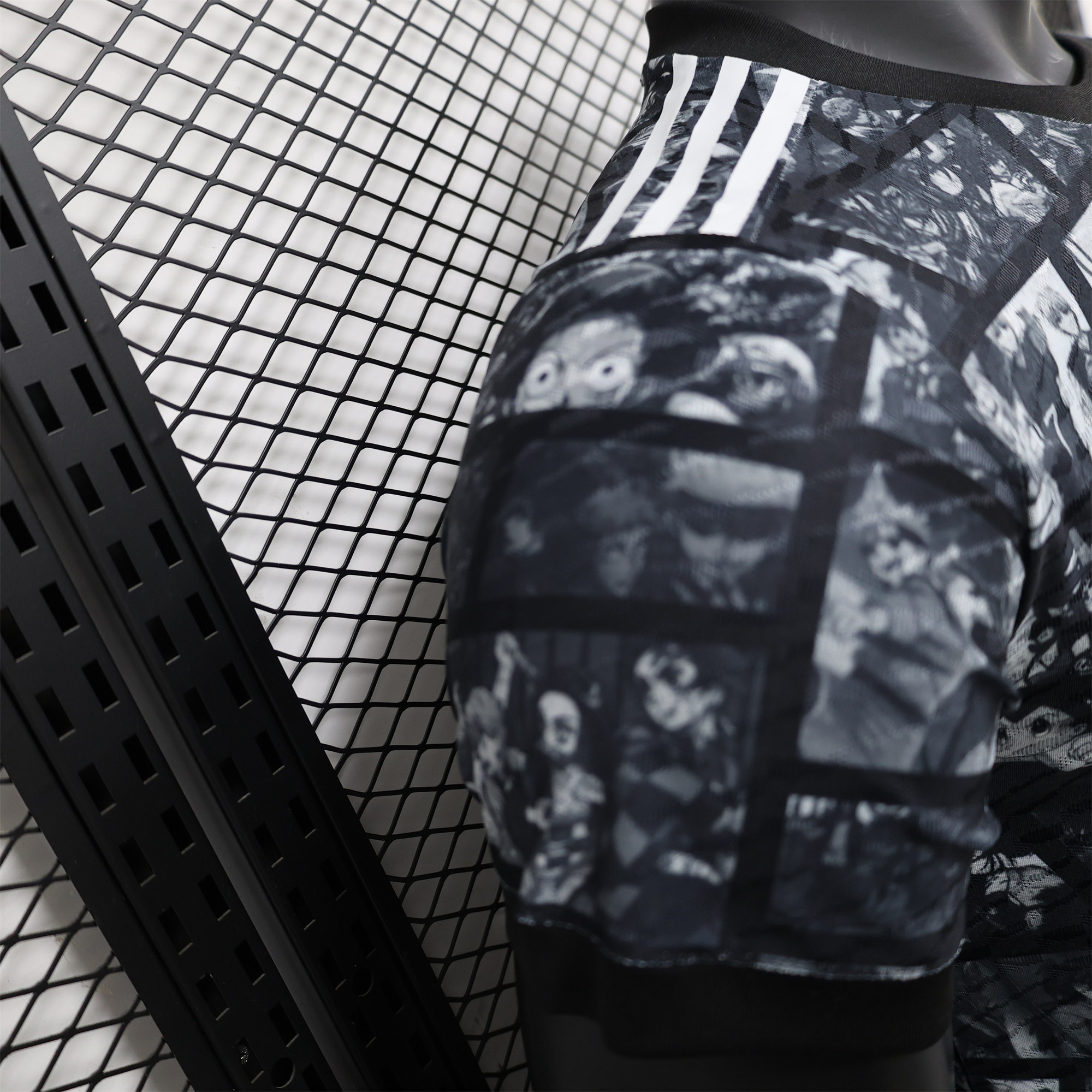 AlphaJersey-Japan 2024 Black Doraemon Grid Jersey - Player Version