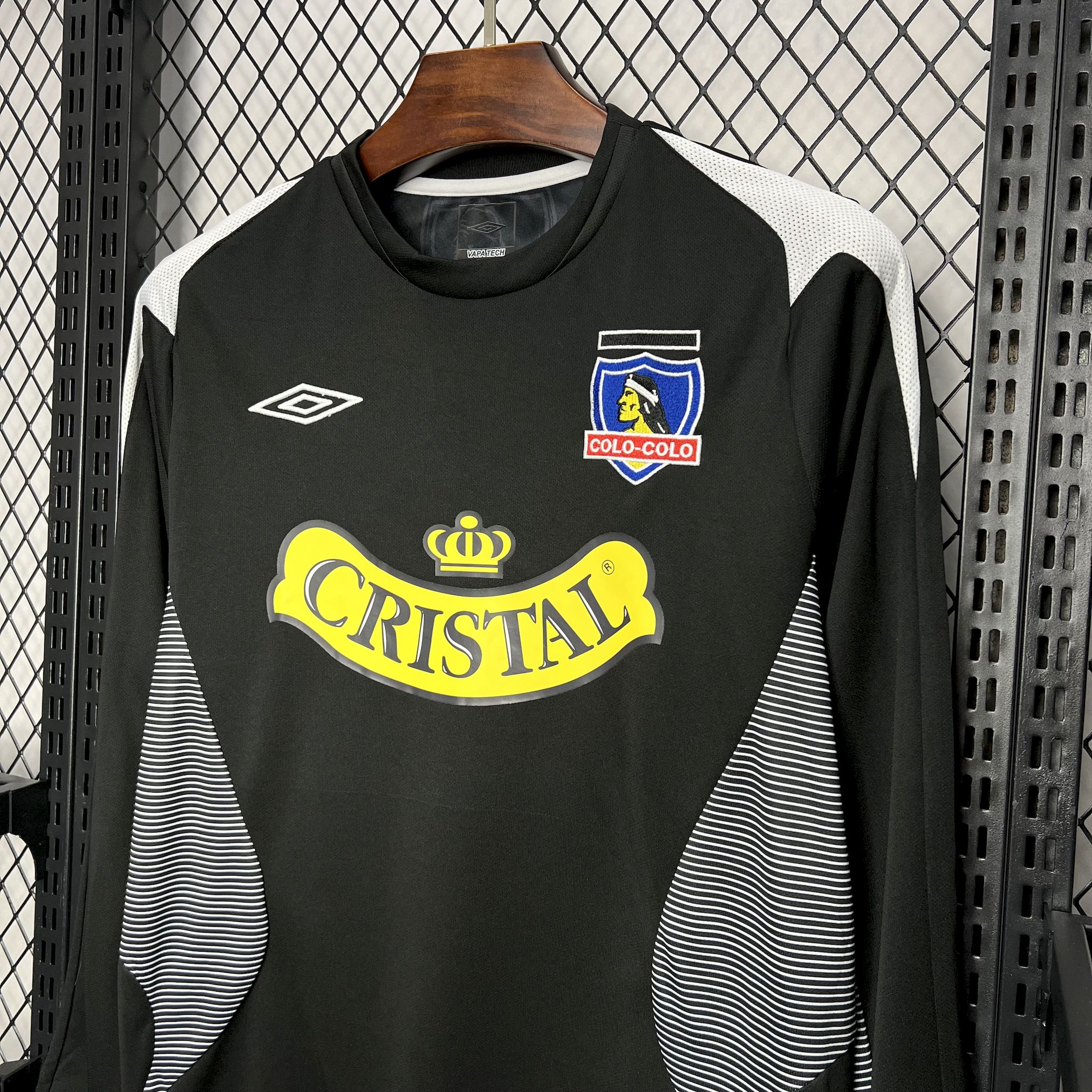 AlphaJersey-Retro Colo Colo 2006 Away Long Sleeve Jersey