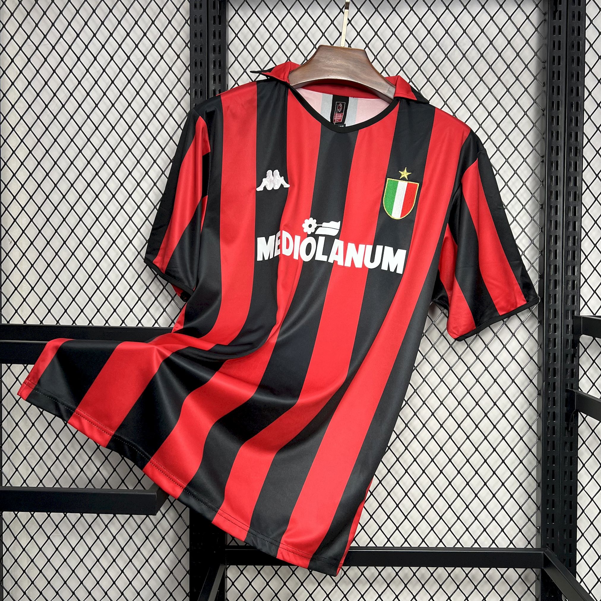 AlphaJersey-Retro AC Milan 1988-89 Home Jersey