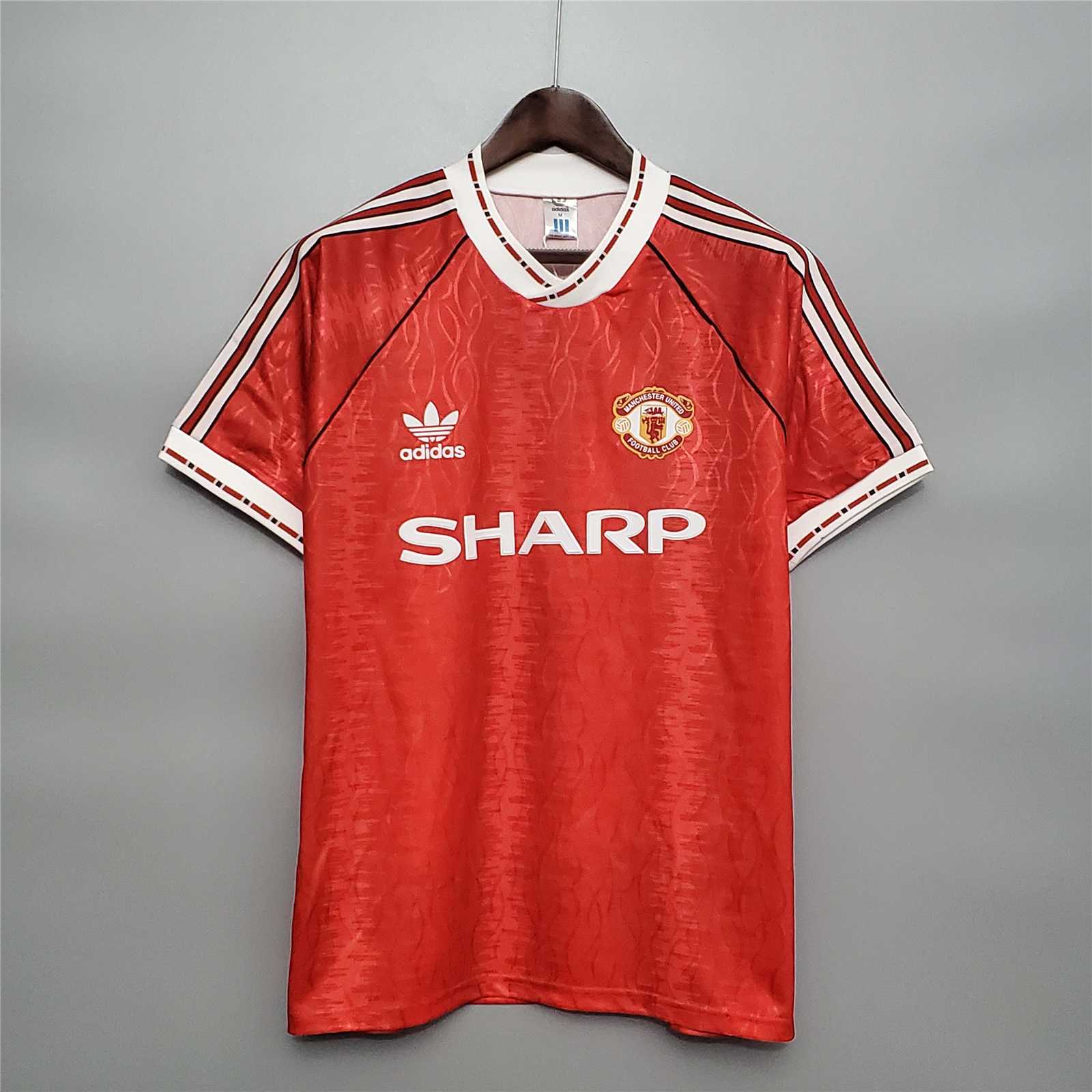 AlphaJersey-Retro Manchester United 91-92 Home Jersey