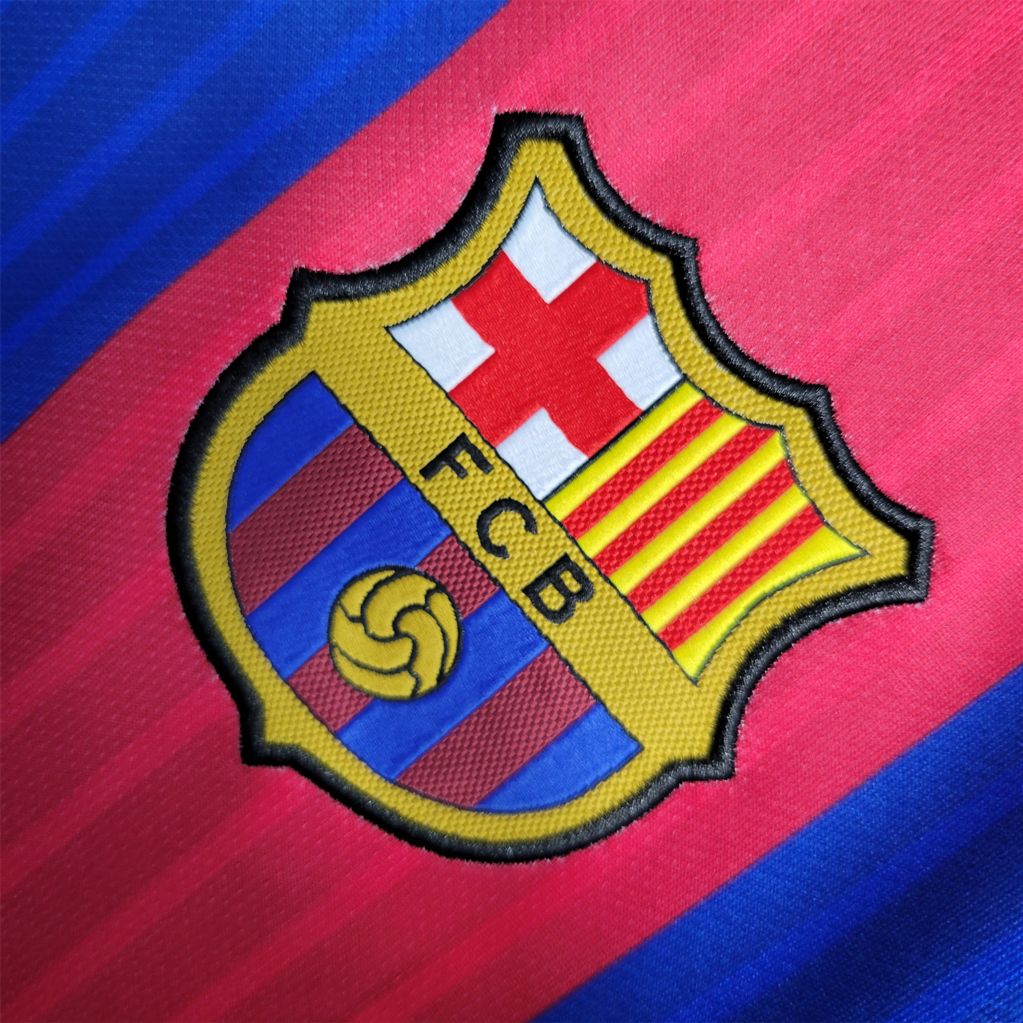 AlphaJersey-Retro Barcelona 16-17 Home Stadium Jersey