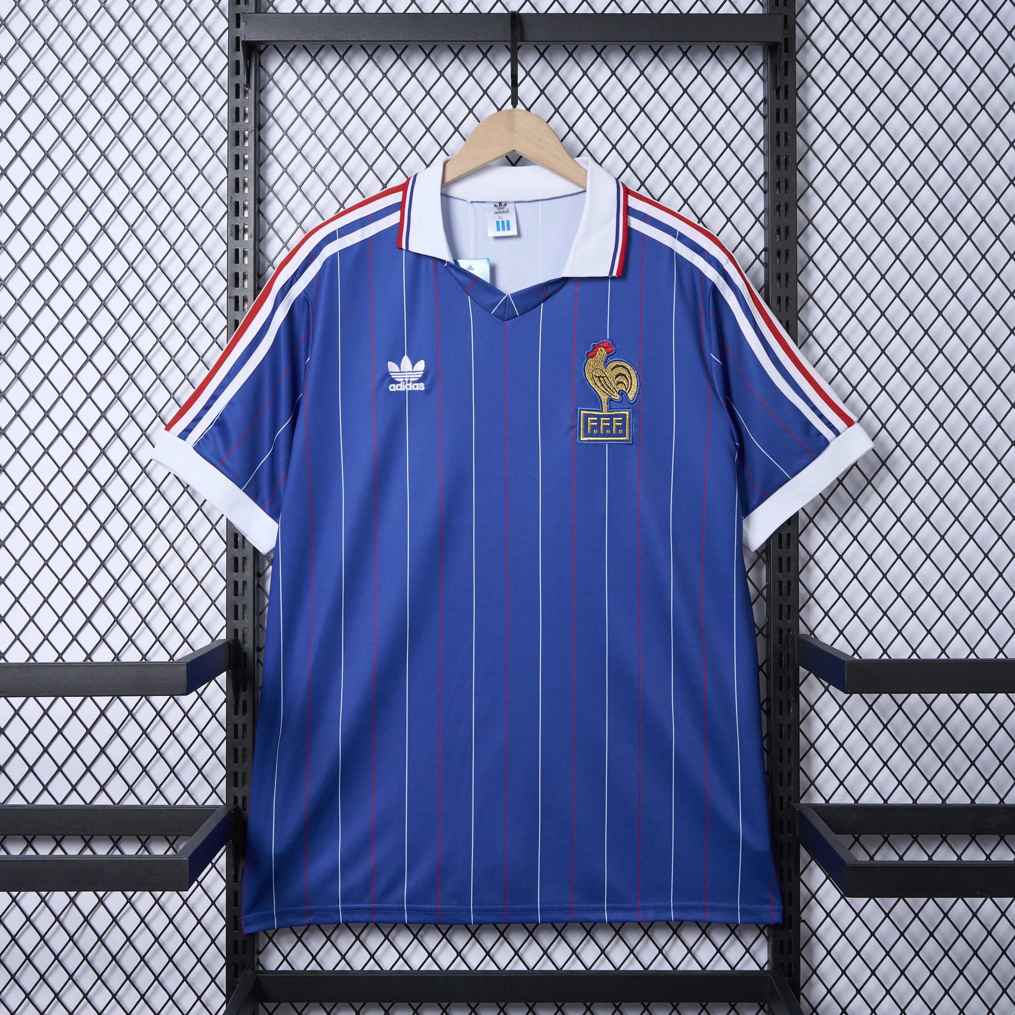 AlphaJersey-Retro France 1982 Home Stadium Jersey