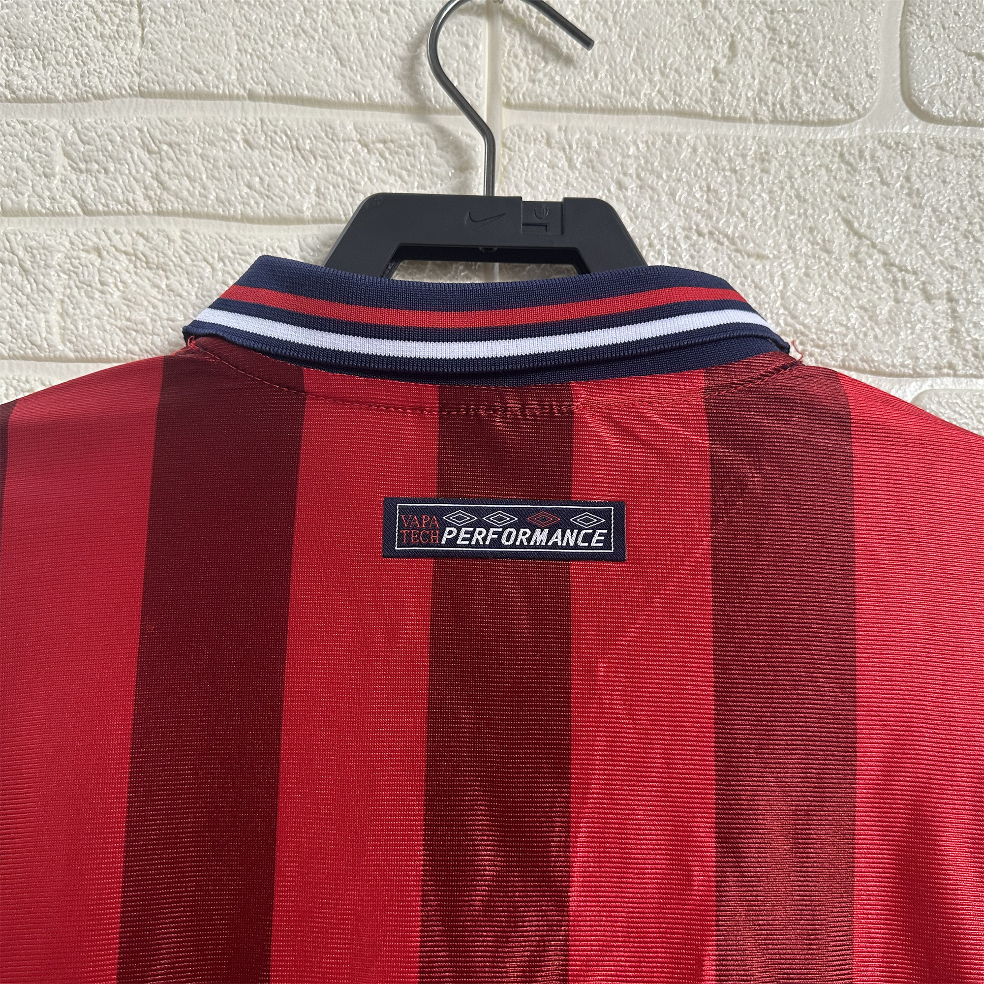AlphaJersey-Retro England 1998 Away Long Sleeve Jersey